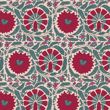 Indian summer Fabric Bella Flowers 2935-02
