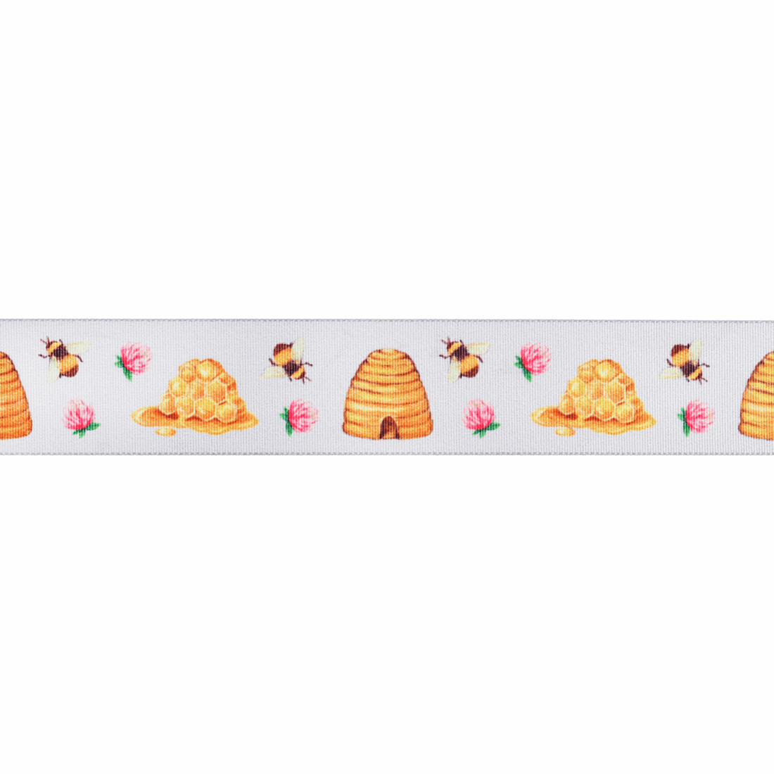 Berisfords Ribbon Beehive Ribbon 25mm Wide Price Per Metre  - The Sewing Studio