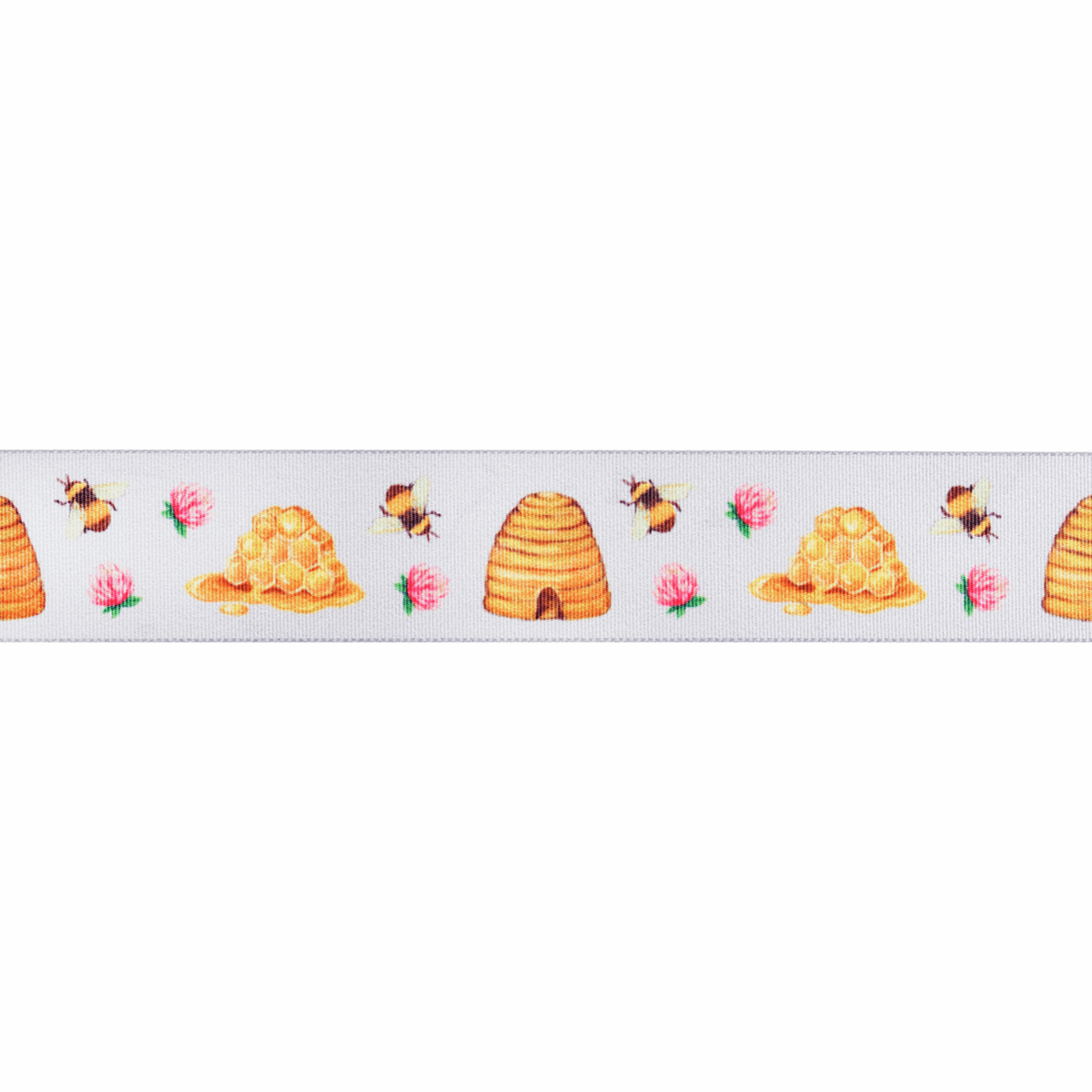 Berisfords Ribbon Beehive Ribbon 25mm Wide Price Per Metre  - The Sewing Studio