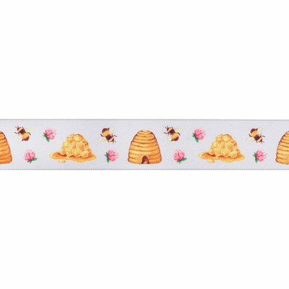 Berisfords Ribbon Beehive Ribbon 25mm Wide Price Per Metre  - The Sewing Studio