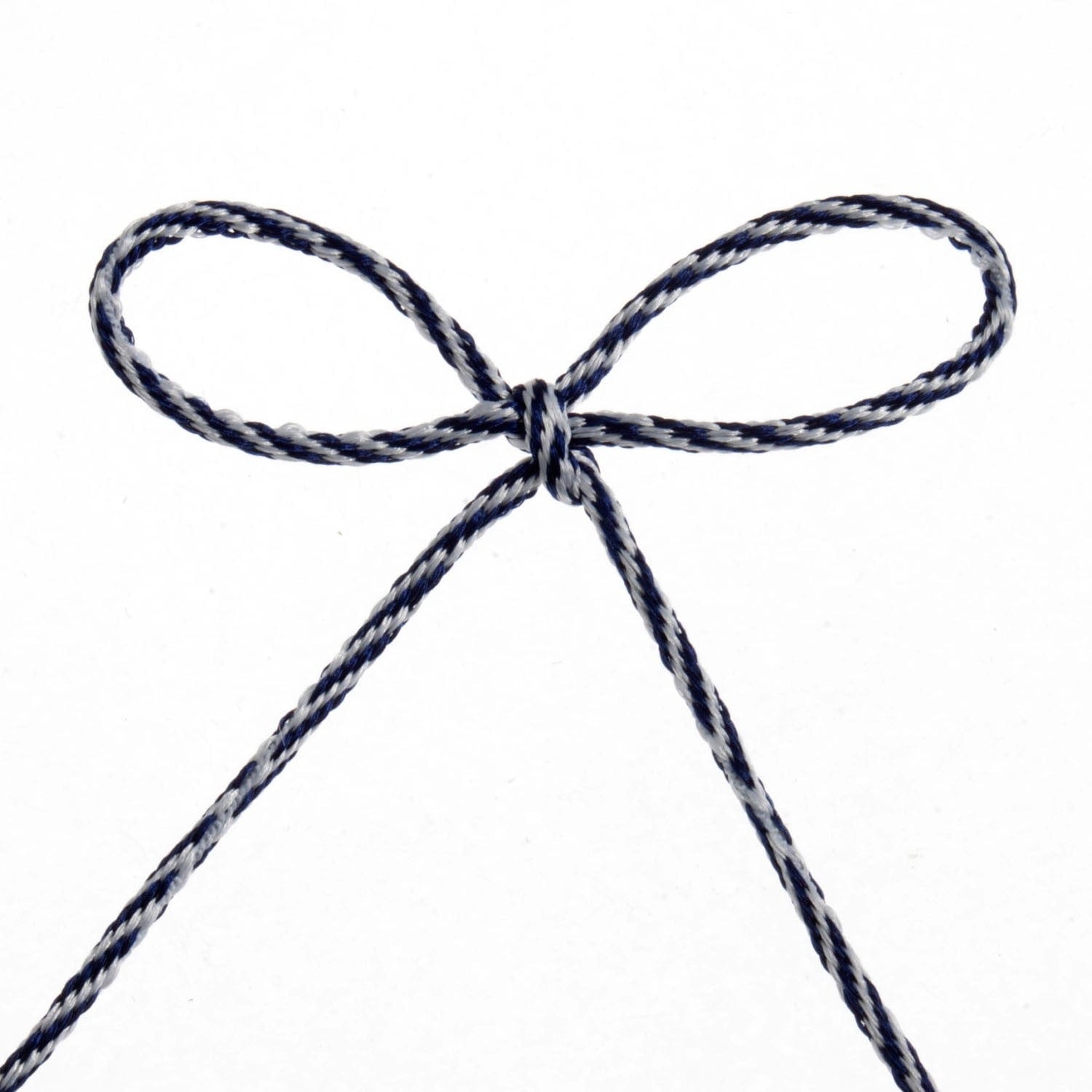 Berisfords Threads Bakers Twine: 3mm: Navy and White. Price per metre.  - The Sewing Studio