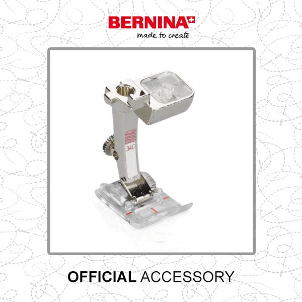Bernina Reverse pattern foot with clear sole #34C 307697300