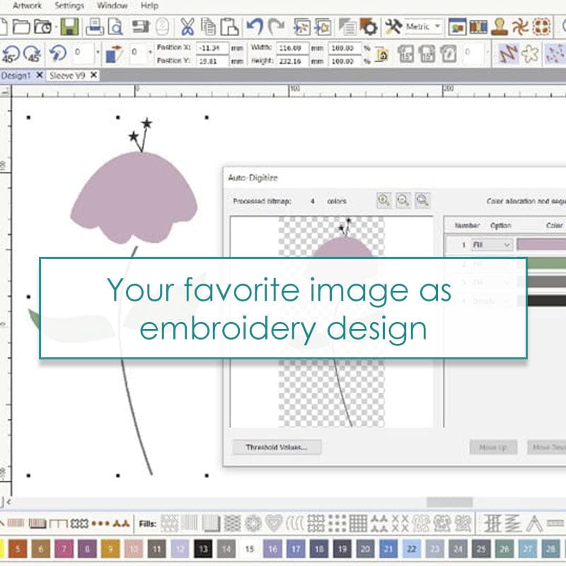 BERNINA Embroidery Software 9 DesignerPlus – Creator Upgrade