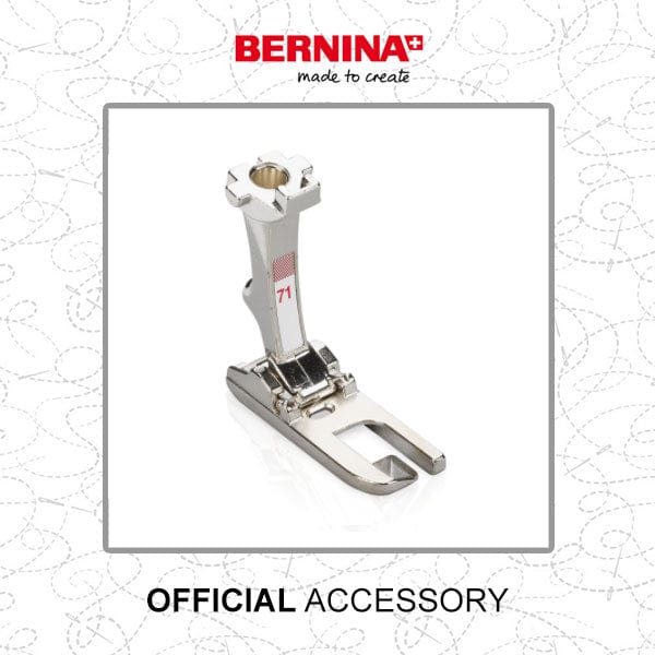 Bernina Sewing Machine Accessories Bernina 8Mm Lap Seam Foot #71V 0084897300  - The Sewing Studio