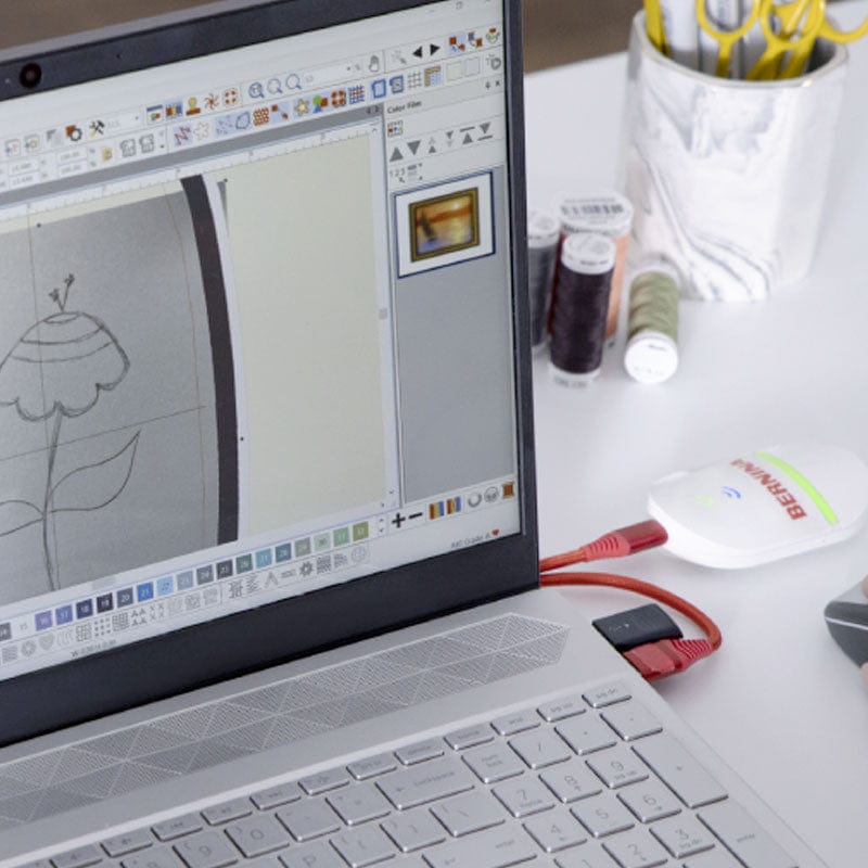 Bernina Sewing Machine Accessories BERNINA V9 Software WiFi Device  - The Sewing Studio
