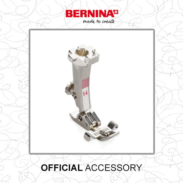 Bernina Sewing Machine Accessories Bernina Zipper foot with Guide #14  0063887200  - The Sewing Studio