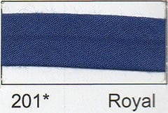 Polycotton Bias Binding: 2.5m x 12mm: Royal Blue