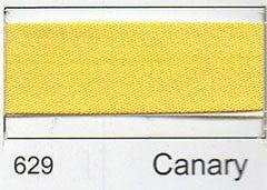 Polycotton Bias Binding: 2.5m x 25mm: Canary