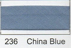 Polycotton Bias Binding: 2.5m x 25mm: China Blue