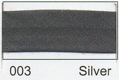 Polycotton Bias Binding: 2.5m x 25mm: Silver Grey