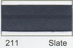 Polycotton Bias Binding: 2.5m x 25mm: Slate Grey