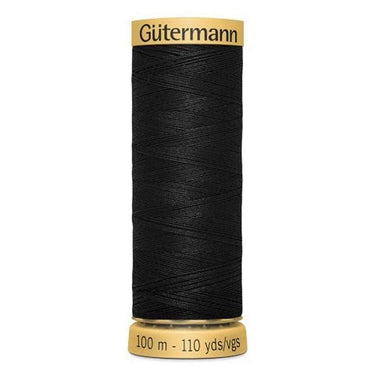 Gutermann Cotton Thread 100M Colour Black