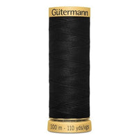 Gutermann Cotton Thread 100M Colour Black