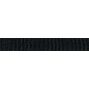 Berisfords Textured Ribbed Ribbon, Black, 16mm Wide