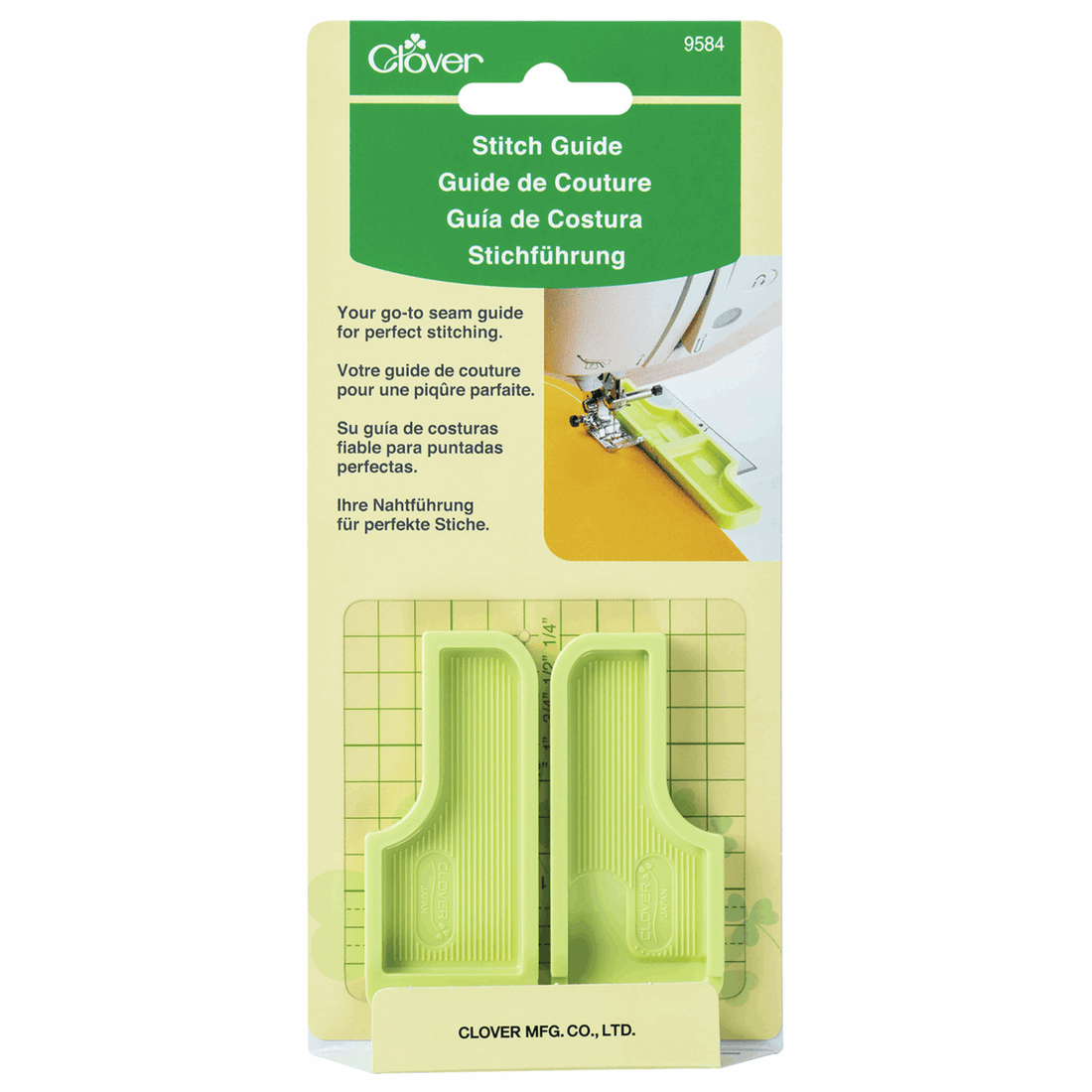Clover Quilting Accessories Clover Sewing Machine Stitch Guide  - The Sewing Studio