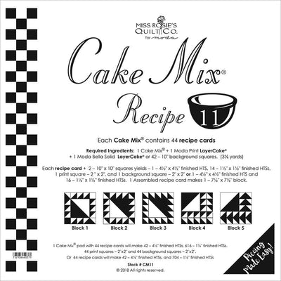 Cake Mix Recipe 11 Miss Rosies Quilt Co