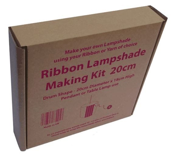 Dannells Lampshade Kits Lampshade Making Kit For Ribbon or Yarn 20cm  - The Sewing Studio