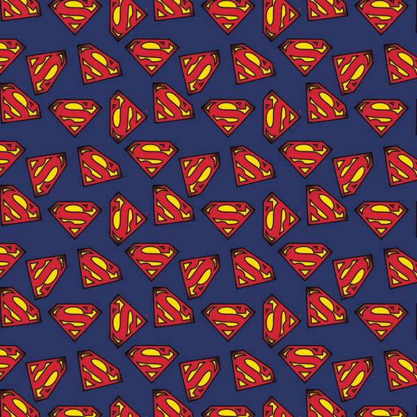 DC Comics Fabric Superman Logo