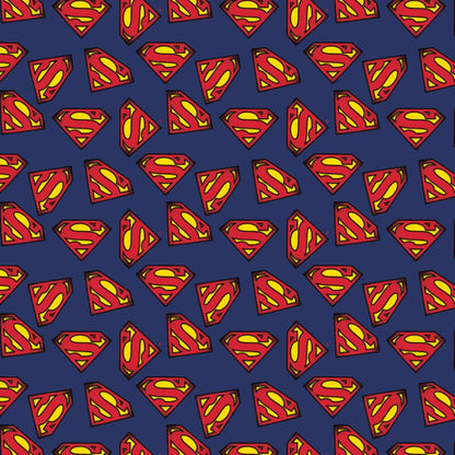 DC Comics Fabric Superman Logo Whole Bolt 10 Metres