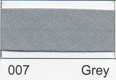Essential Trimmings Bias Binding Polycotton Bias Binding: 2.5m x 12mm: Grey  - The Sewing Studio
