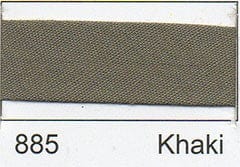 Essential Trimmings Bias Binding Polycotton Bias Binding: 2.5m x 12mm: Khaki  - The Sewing Studio