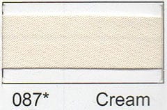 Essential Trimmings Bias Binding Polycotton Bias Binding: 2.5m x 50mm: Cream  - The Sewing Studio for sale UK - The Sewing Studio