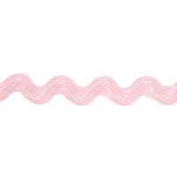 Essential Trimmings Ric Rac Polyester Ric Rac Trim: 14mm: Pink  - The Sewing Studio for sale UK - The Sewing Studio