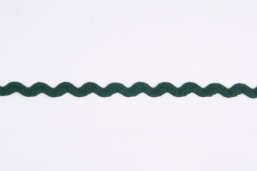 Essential Trimmings Ric Rac Polyester Ric Rac Trim: 8mm: Forest  - The Sewing Studio for sale UK - The Sewing Studio