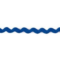 Royal Blue Ric Rac Polyester Ric Rac Trim: 8mm: Royal Blue