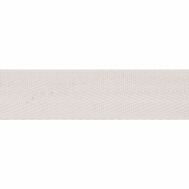 Essential Trimmings Tape Herringbone Cotton Tape Natural 25mm Wide Price Per Metre  - The Sewing Studio for sale UK - The Sewing Studio