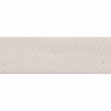 Herringbone Cotton Tape Natural 20mm Wide Price Per Metre