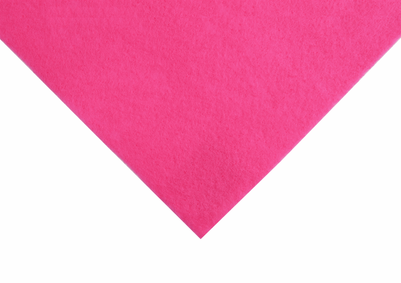 Acrylic Felt Shocking Pink  90cm Wide Price Per Quarter Metre