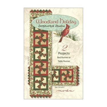 Free Pattern: Woodland Holiday Table Runner