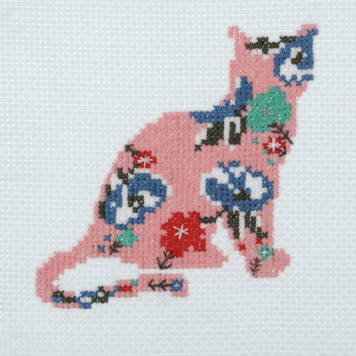 Cross Stitch Kit Cat