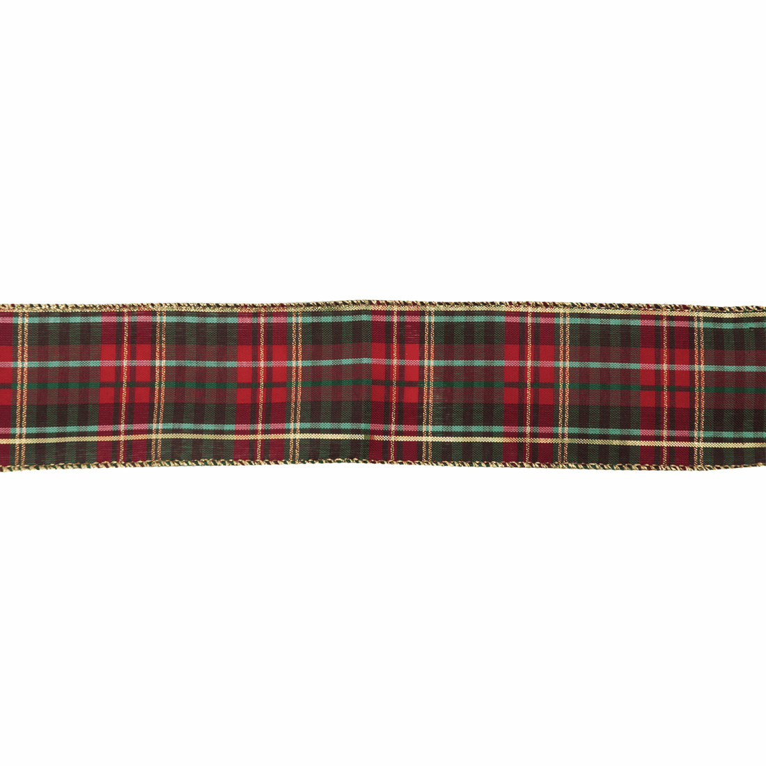 Groves Ribbon Premium Wire Edge Ribbon Traditional: Tartan: 63mm Wide  - The Sewing Studio