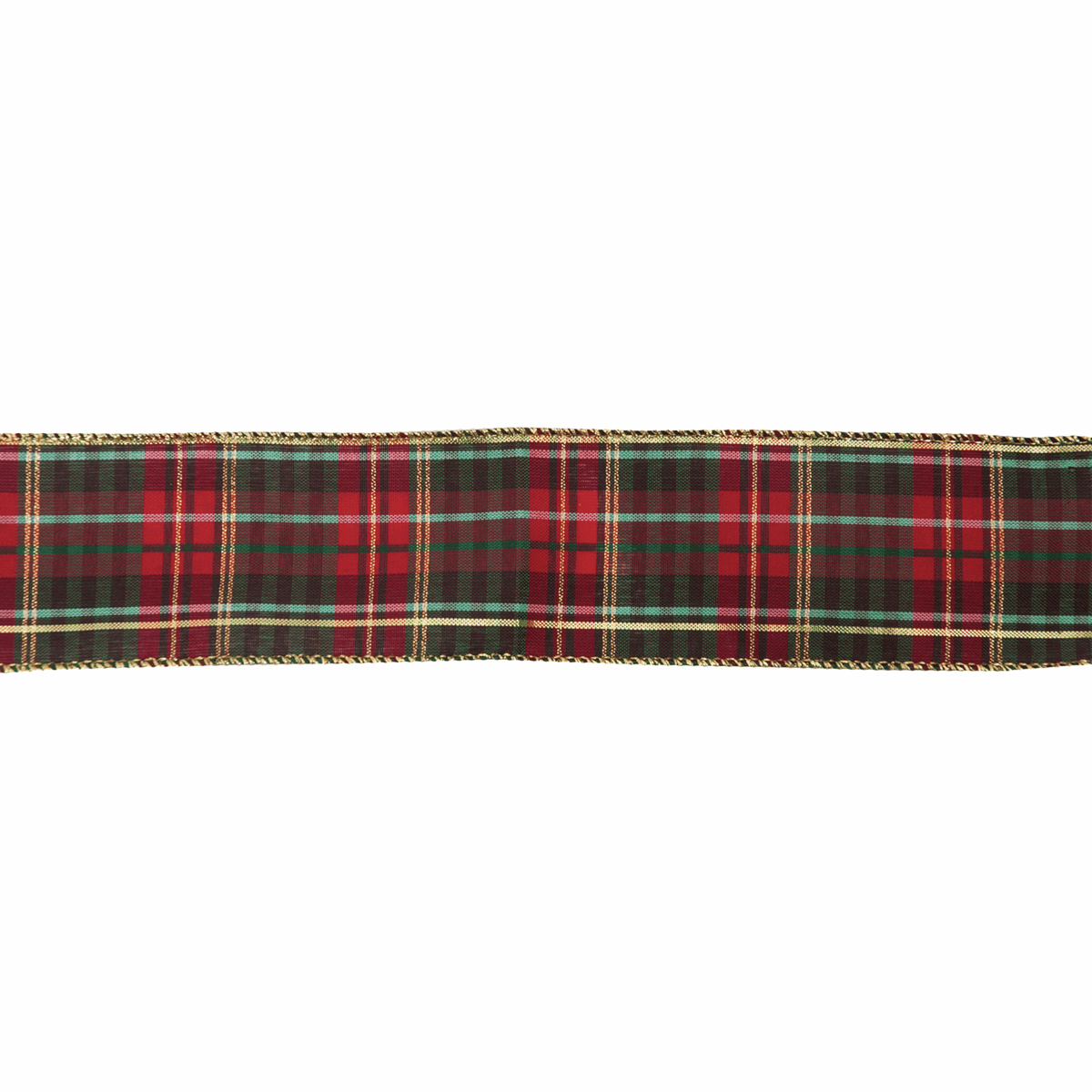 Groves Ribbon Premium Wire Edge Ribbon Traditional: Tartan: 63mm Wide  - The Sewing Studio