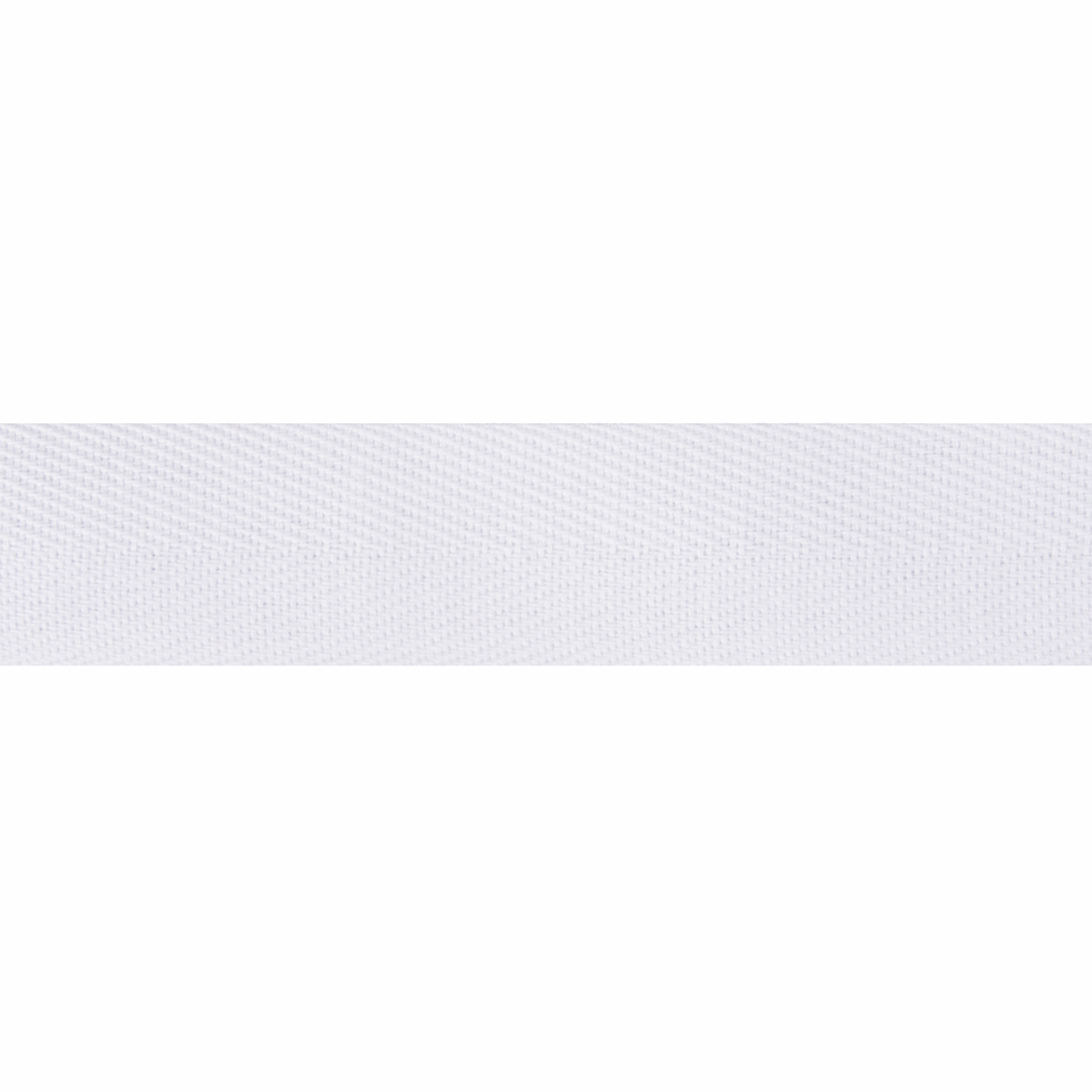 Groves Tape Herringbone Cotton Tape White 25mm Wide Price Per Metre  - The Sewing Studio