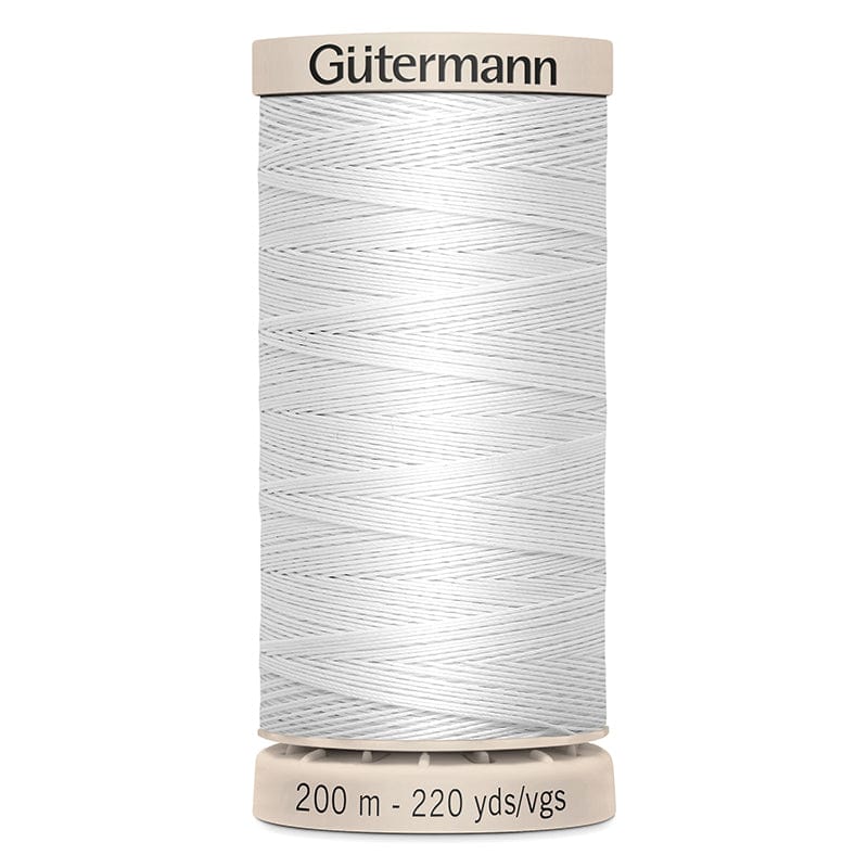Gutermann Threads Gutermann Hand Quilting Thread 200M Colour 5709 (White)  - The Sewing Studio