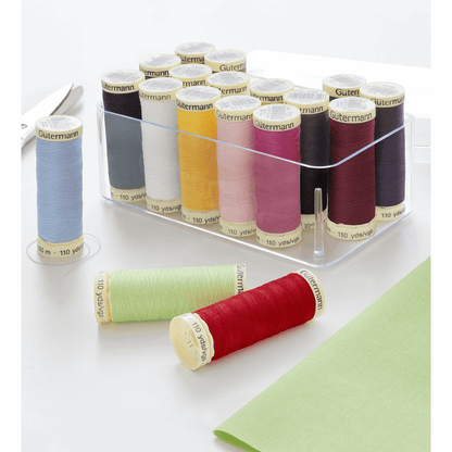 Gutermann Threads Gutermann Thread Set Polyester Sew-All thread 100m Pack of 18  - The Sewing Studio