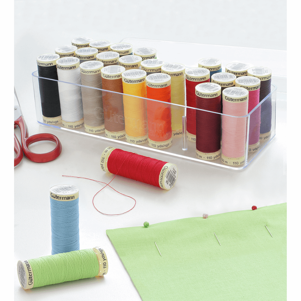 Gutermann Threads Gutermann Thread Set Polyester Sew-All Thread 100m Pack of 27  - The Sewing Studio