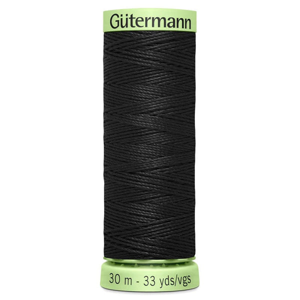 Gutermann Top Stitch Thread 30M Colour 000 (Black)