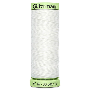 Gutermann Top Stitch Thread 30M Colour White