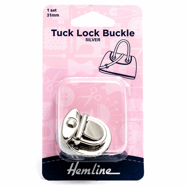 Bag Buckle Tuck Lock 31mm Nickel