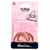 D Rings 32mm Rose Gold 2 Pieces