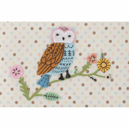 Sewing Box Medium Appliqué Owl