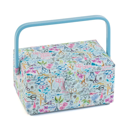 HobbyGift Sewing Tins and Boxes Sewing Box Medium Scissors  - The Sewing Studio