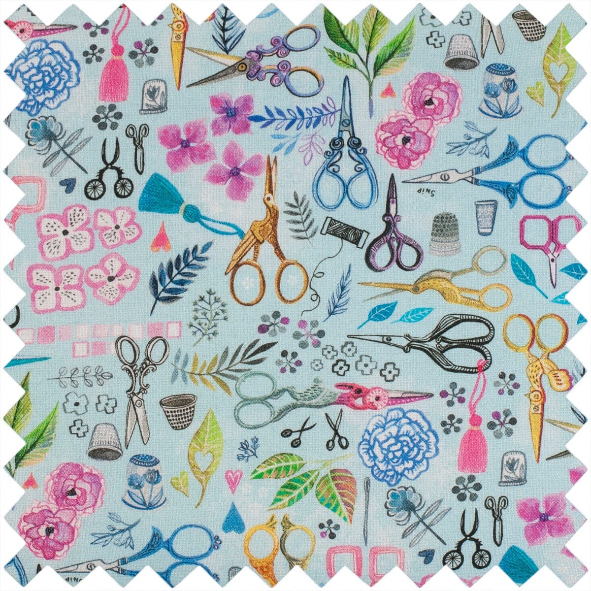 HobbyGift Sewing Tins and Boxes Sewing Box Medium Scissors  - The Sewing Studio