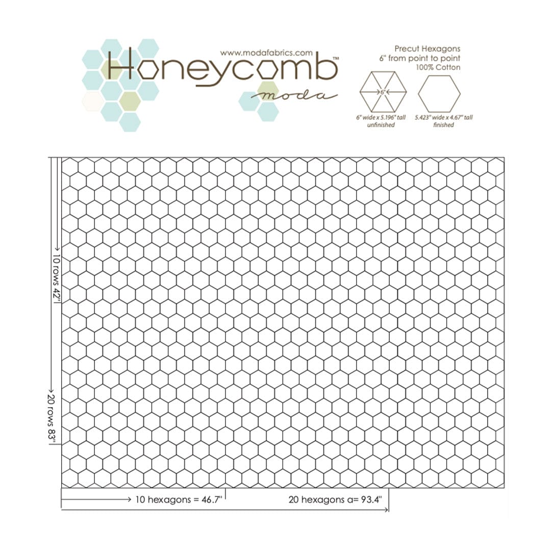 Free Pattern: How to sew Honeycombs