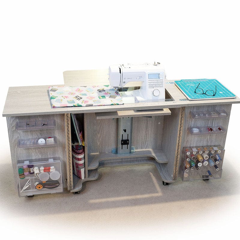 Horn Sewing Cabinets Horn Gemini Weathered Oak  - The Sewing Studio