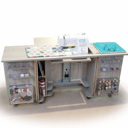Horn Sewing Cabinets Horn Gemini Weathered Oak  - The Sewing Studio